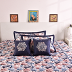 Aurora Canvas Premium Printed Bedcover (108x108")