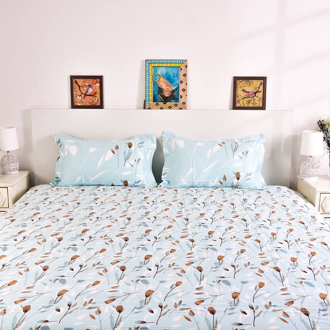 Casa Comfort – Printed Bedsheet Set (90x108")