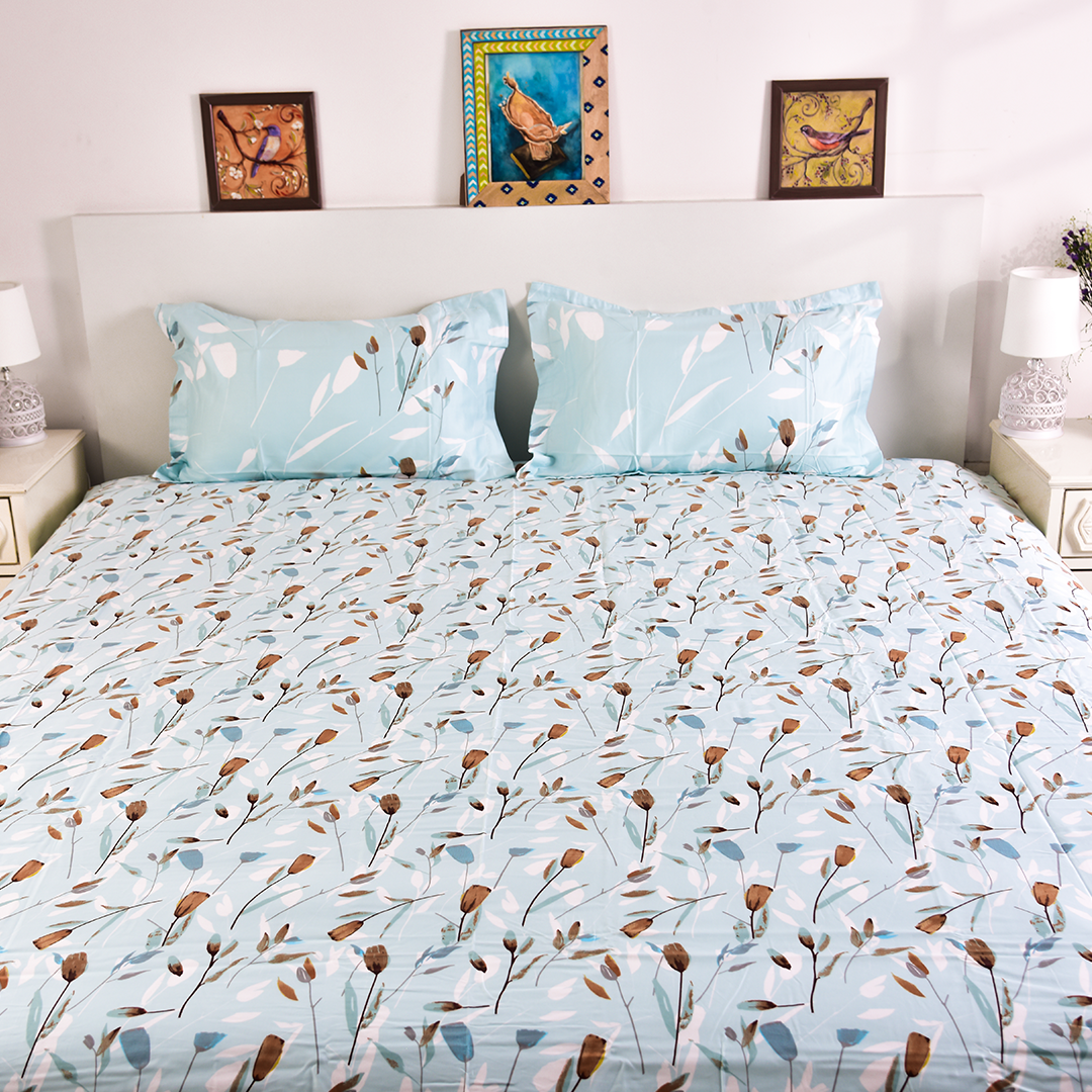 Casa Comfort – Printed Bedsheet Set (90x108")
