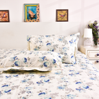 Casa Collection Aura – Printed Cotton Bedsheet Set (90×108")