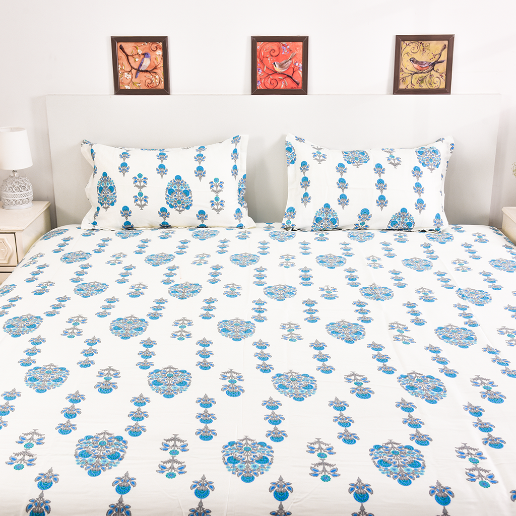 Casa Collection Luxe – Printed Bedsheet Set (90×108")