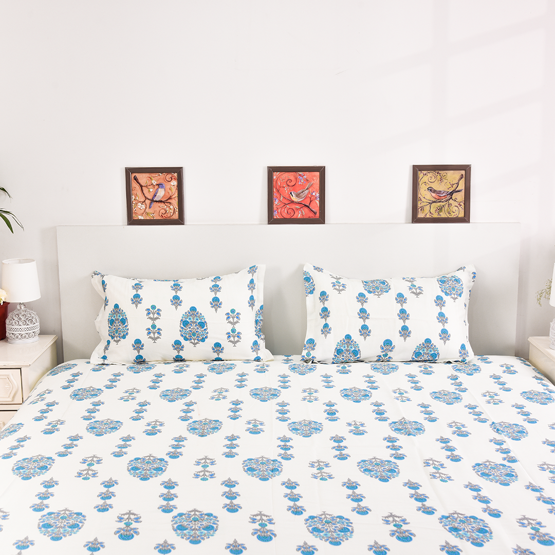 Casa Collection Luxe – Printed Bedsheet Set (90×108")