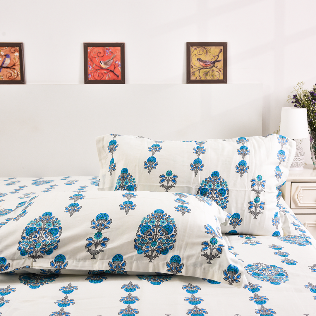 Casa Collection Luxe – Printed Bedsheet Set (90×108")